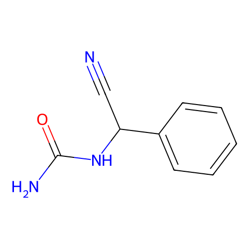 [Cyano(phenyl)methyl]urea structure