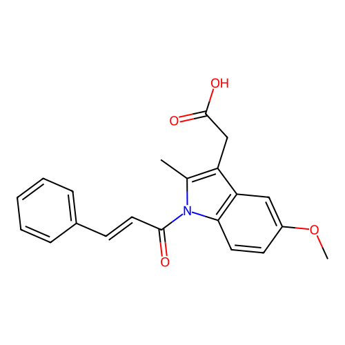 Cinmetacin structure
