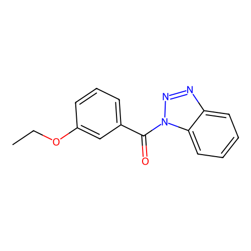 Benzotriazol-1-yl-(3-ethoxyphenyl)methanone structure