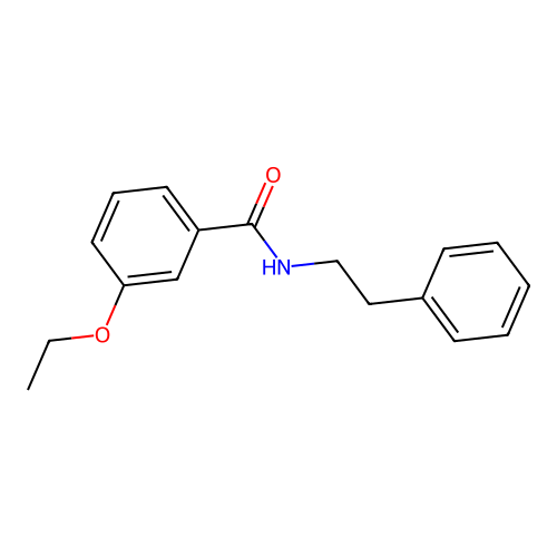 3-ethoxy-N-(2-phenylethyl)benzamide structure