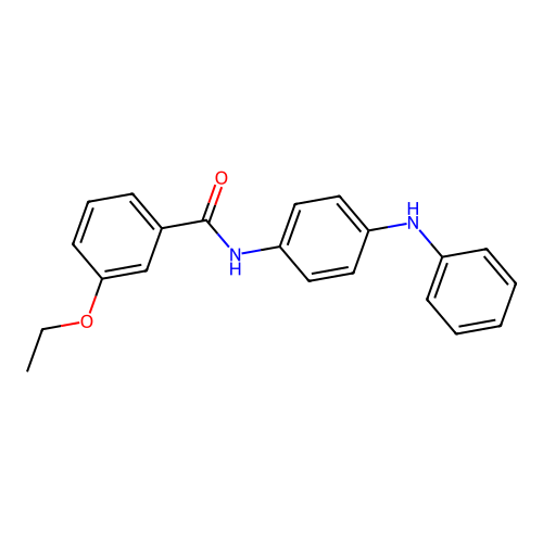 N-(4-anilinophenyl)-3-ethoxybenzamide structure