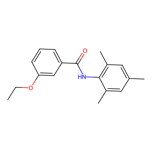 3-ethoxy-N-(2,4,6-trimethylphenyl)benzamide structure