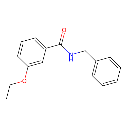 N-benzyl-3-ethoxybenzamide structure