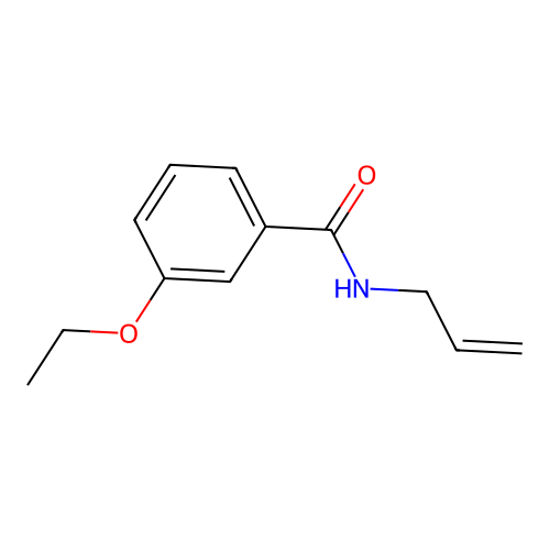 3-ethoxy-N-prop-2-enylbenzamide structure