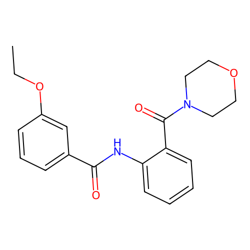 3-ethoxy-N-[2-(morpholine-4-carbonyl)phenyl]benzamide structure