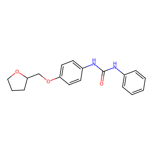 1-[4-(Oxolan-2-ylmethoxy)phenyl]-3-phenylurea structure