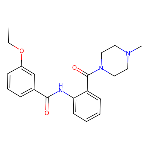 3-ethoxy-N-[2-(4-methylpiperazine-1-carbonyl)phenyl]benzamide structure