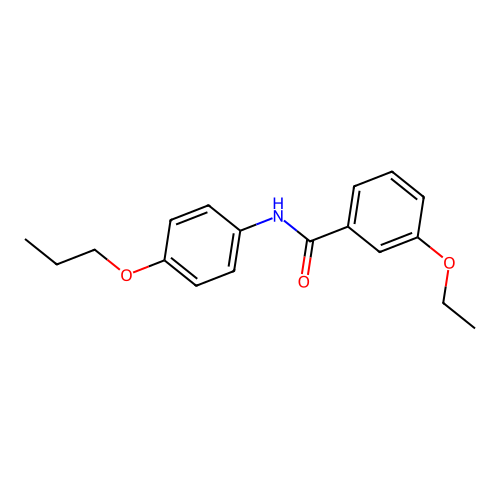 3-ethoxy-N-(4-propoxyphenyl)benzamide structure