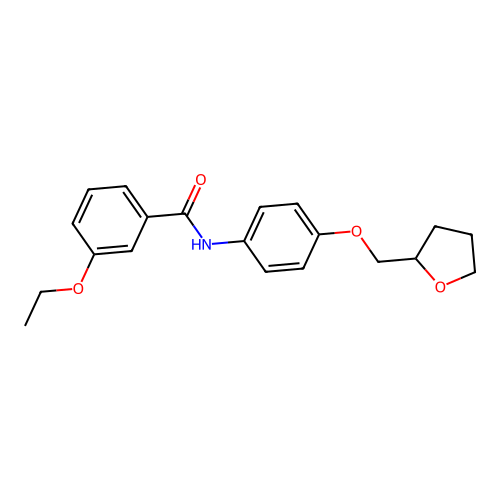 3-ethoxy-N-[4-(oxolan-2-ylmethoxy)phenyl]benzamide structure
