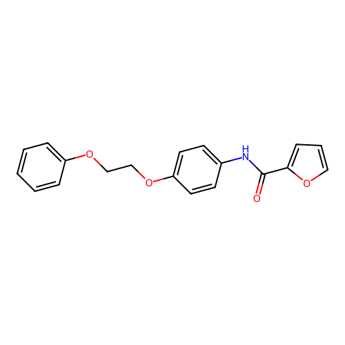 N-[4-(2-phenoxyethoxy)phenyl]furan-2-carboxamide structure