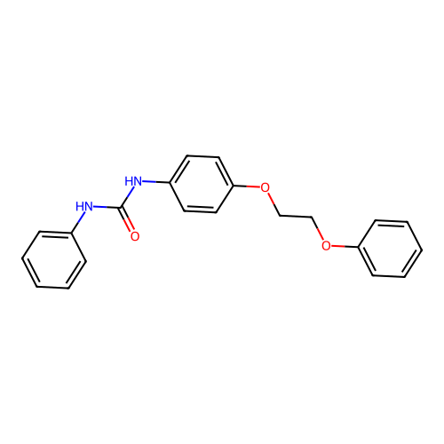1-[4-(2-Phenoxyethoxy)phenyl]-3-phenylurea structure