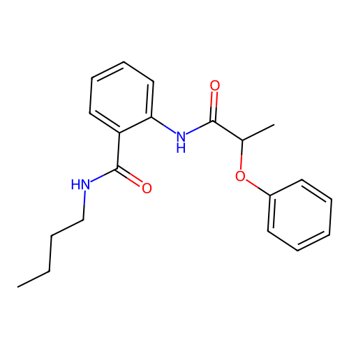 N-butyl-2-(2-phenoxypropanoylamino)benzamide structure