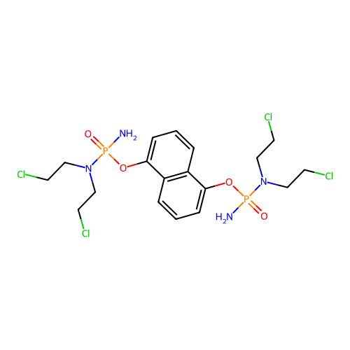 N-[amino-[5-[amino-[bis(2-chloroethyl)amino]phosphoryl]oxyna structure