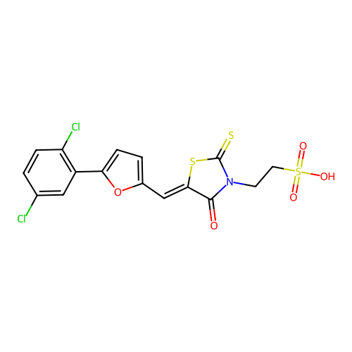 CAS 881812-96-0 - C16H11Cl2NO5S3 structure