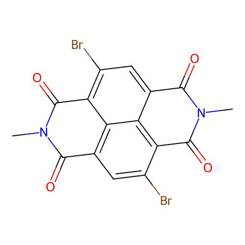4,9-Dibromo-2,7-dimethylbenzo[lmn][3,8]phenanthroline-1,3,6,8(2H,7H)-tetraone structure