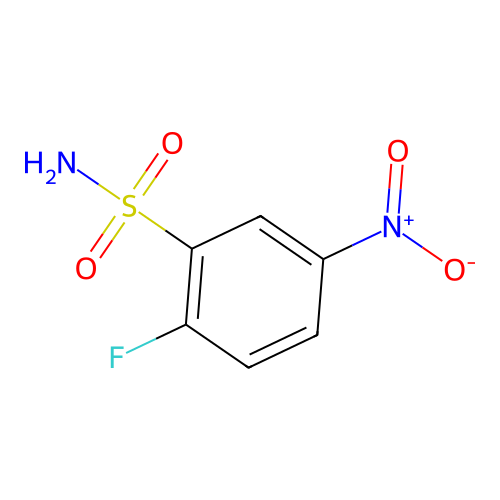 2-Fluoro-5-nitrobenzene-1-sulfonamide structure