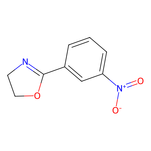 2-(3-Nitrophenyl)-4,5-dihydro-1,3-oxazole structure