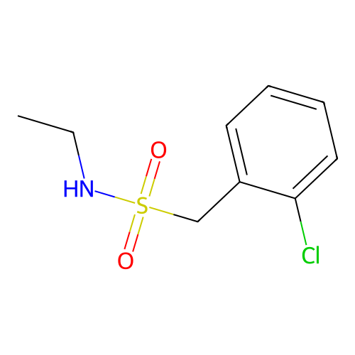 1-(2-chlorophenyl)-N-ethylmethanesulfonamide structure