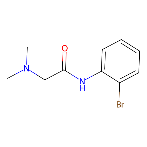 N-(2-bromophenyl)-2-(dimethylamino)acetamide structure