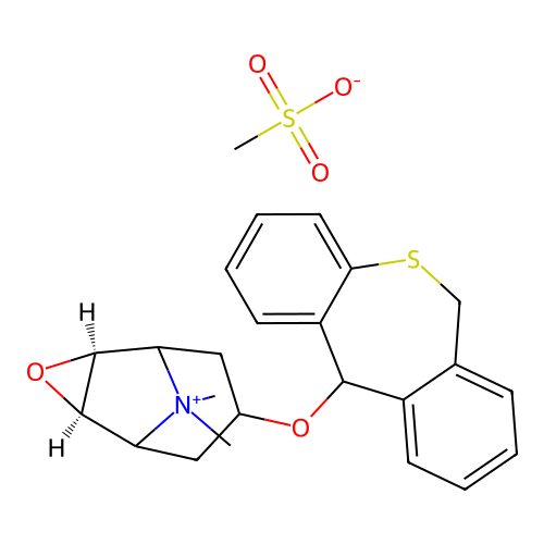 Sevitropiummesilat structure