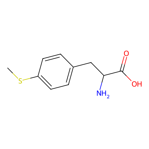 2-Amino-3-[4-(methylsulfanyl)phenyl]propanoic acid structure
