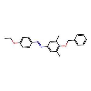4-Ethoxy-3',5'-dimethyl-4'-benzyloxyazobenzene structure