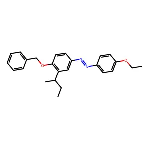 4-Ethoxy-3'-sec-butyl-4'-benzyloxyazobenzene structure