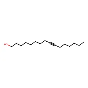 9-Hexadecyn-1-ol structure