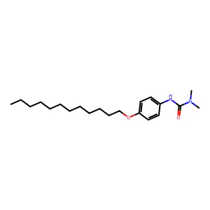 Urea, N'-(4-(dodecyloxy)phenyl)-N,N-dimethyl- structure