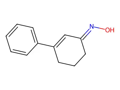 N-(3-苯基环己-2-烯-1-亚基)羟胺 structure