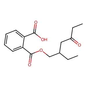 2-(2-乙基-4-氧代己氧基)羰基苯甲酸 structure