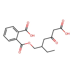 2-(5-Carboxy-2-ethyl-4-oxopentoxy)carbonylbenzoic acid structure