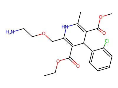 氨氯地平 structure