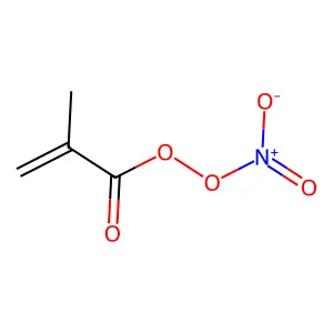 Peroxide, 2-methyl-1-oxo-2-propenyl nitro structure