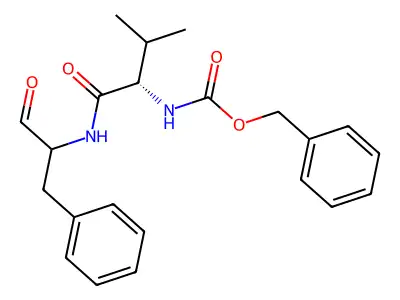 Calpain Inhibitor III structure