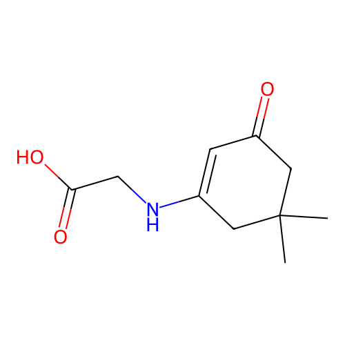 Glycine, N-(5,5-dimethyl-3-oxo-1-cyclohexen-1-yl)- structure