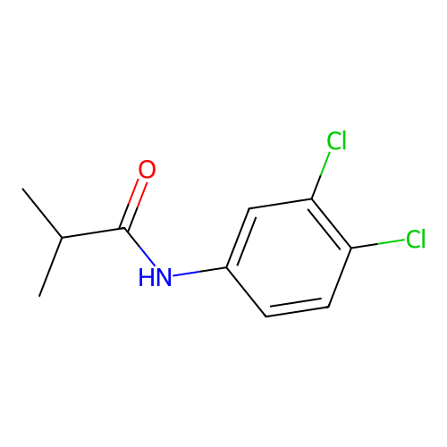 N-(3,4-dichlorophenyl)-2-methylpropanamide structure