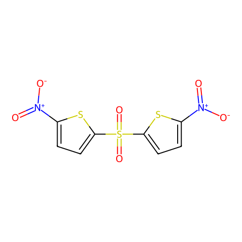 Thiophene, 2,2'-sulfonylbis(5-nitro- structure