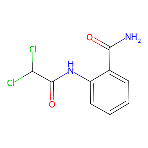 Benzamide, 2-((dichloroacetyl)amino)- structure