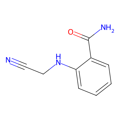 2-((Cyanomethyl)amino)benzamide structure
