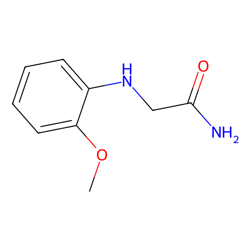 Acetamide, 2-((2-methoxyphenyl)amino)- structure