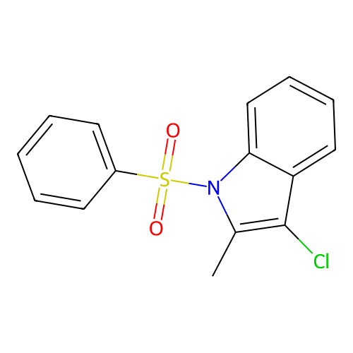 1H-Indole, 3-chloro-2-methyl-1-(phenylsulfonyl)- structure