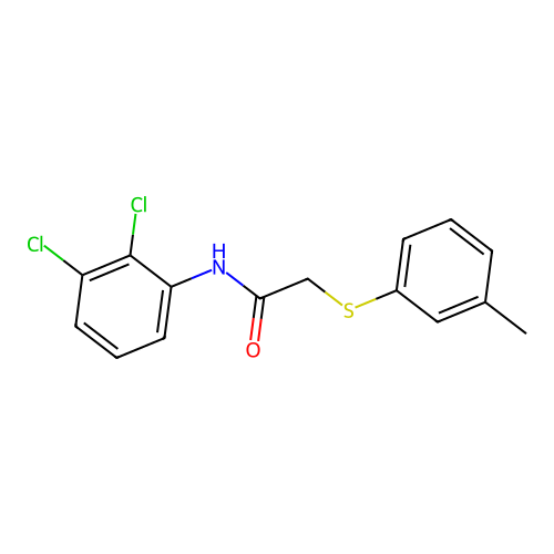 N-(2,3-dichlorophenyl)-2-[(3-methylphenyl)sulfanyl]acetamide structure