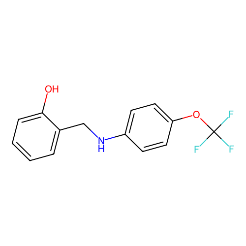 2-{[4-(Trifluoromethoxy)anilino]methyl}benzenol structure