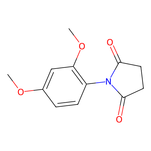 1-(2,4-Dimethoxyphenyl)pyrrolidine-2,5-dione structure