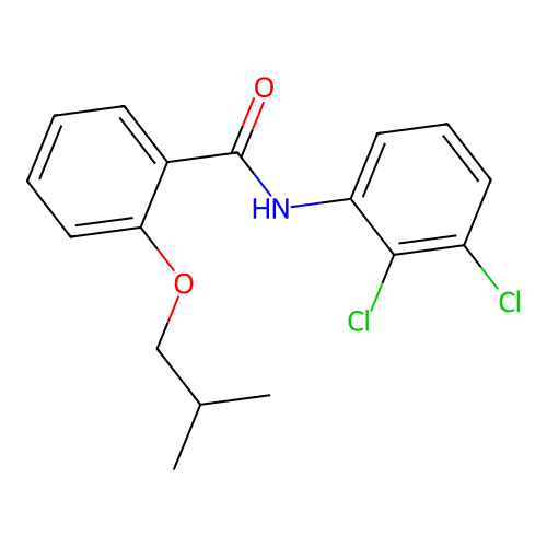 N-(2,3-dichlorophenyl)-2-isobutoxybenzamide structure