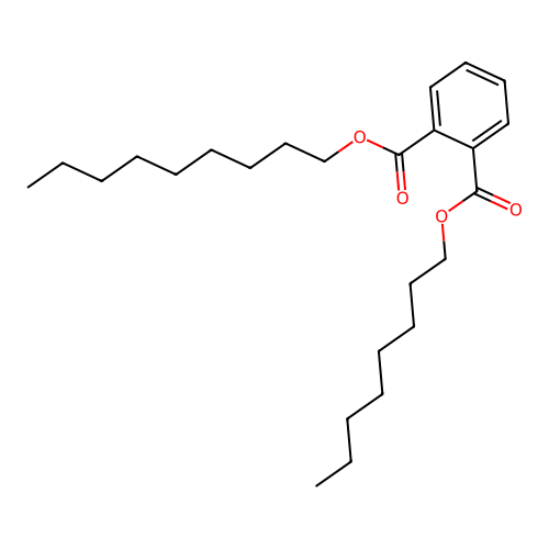 Nonyl octyl phthalate structure