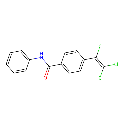 1-N-Phenyl-4-(trichlorovinyl)benzamide structure