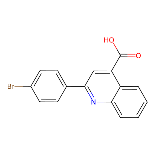 2-(4-溴苯基)喹啉-4-甲酸 structure