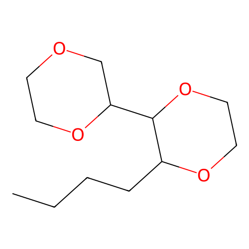 2,2'-Bi-1,4-dioxane, 3-butyl- structure